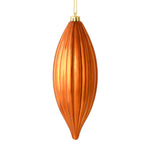 Load image into Gallery viewer, 8" -- Matte &amp; Shiny - Drilled Line Finial Christmas Ornaments — Various Colors -- 4 Pack by Vickerman®
