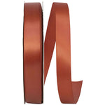 Load image into Gallery viewer, Double Face Satin Ribbon -- Copper Color --- Various Sizes
