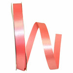 Load image into Gallery viewer, Florist Basics -- Acetate / Satin Supreme Cooler Ribbon -- Coral Color --- Various Sizes
