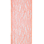 Load image into Gallery viewer, Web Natural Wire Edge Ribbon -- Various Sizes --- Coral Color
