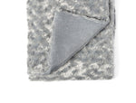 Load image into Gallery viewer, Curly Plush Baby Blanket -- 30 x 36 in - Grey Color
