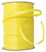 Load image into Gallery viewer, Premium - Matte Finish Raffia Ribbon --- 1/4in x 100 yards --- Daffodil Color
