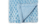 Load image into Gallery viewer, Diamond Plush Baby Blanket --- 30 x 40 in --- Blue Color
