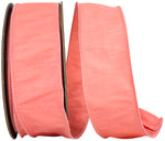 Load image into Gallery viewer, Florist Basics -- Dupioni Supreme Wired Edge Ribbon -- Dusty Rose Color - Various Sizes
