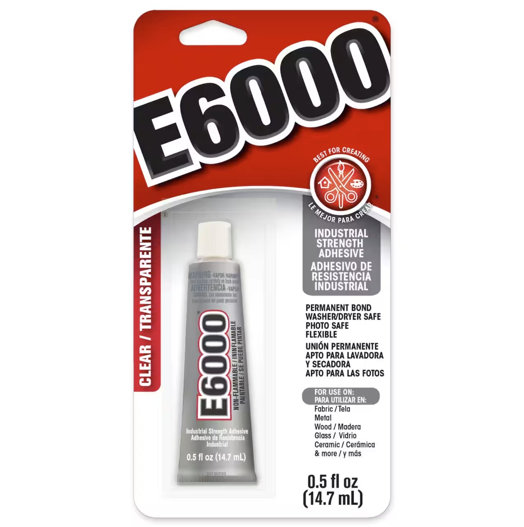 E6000® -  Industrial Strength Crafts Adhesive (0.5 fl oz) --- Clear
