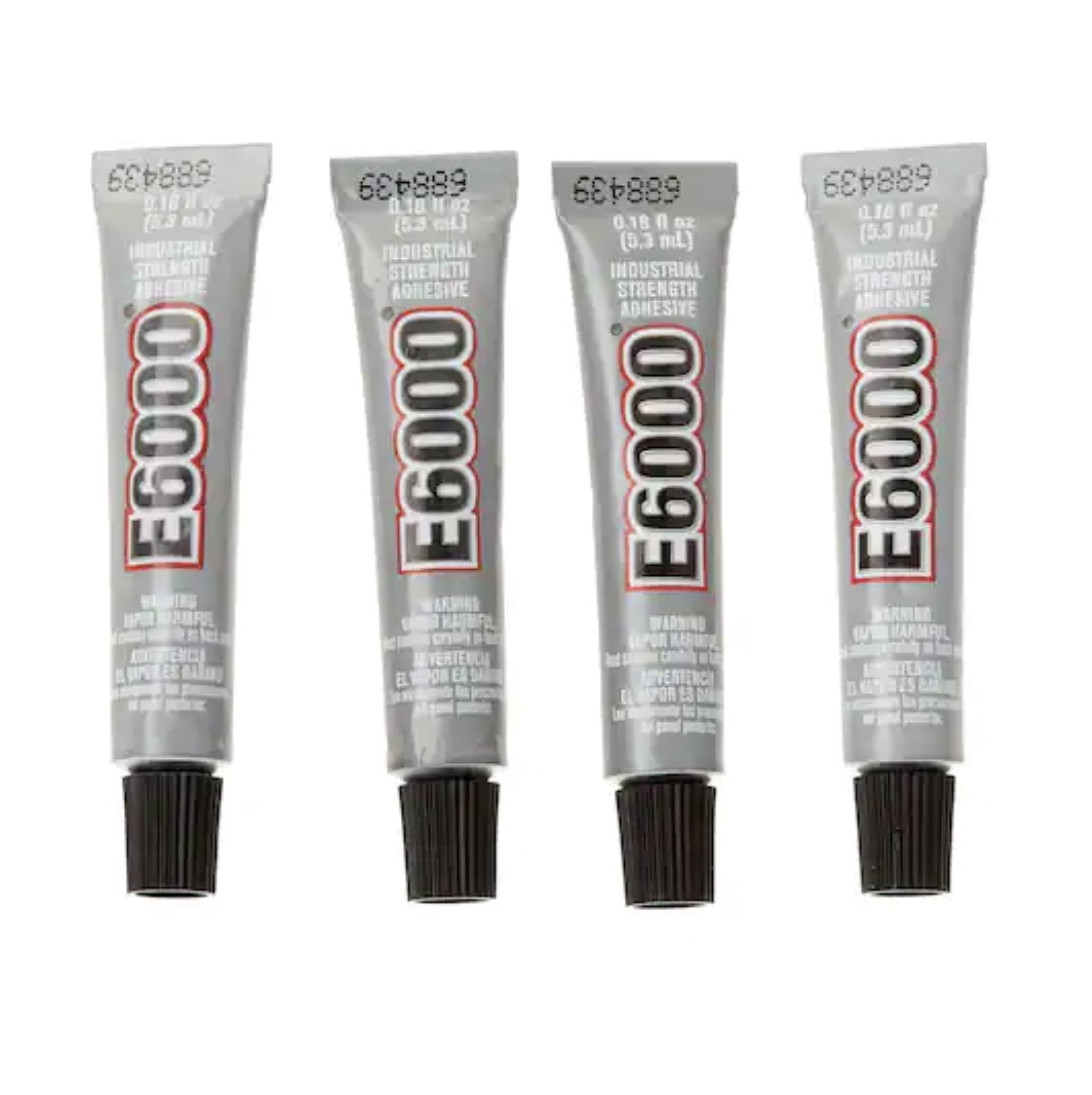 E6000® -  Industrial Strength Crafts Adhesive Multipack - (4 tubes) -- Clear