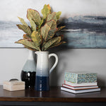 Load image into Gallery viewer, 34" -- Artificial Green and Orange Croton Plant - Vibrant Tropical Faux Plant
