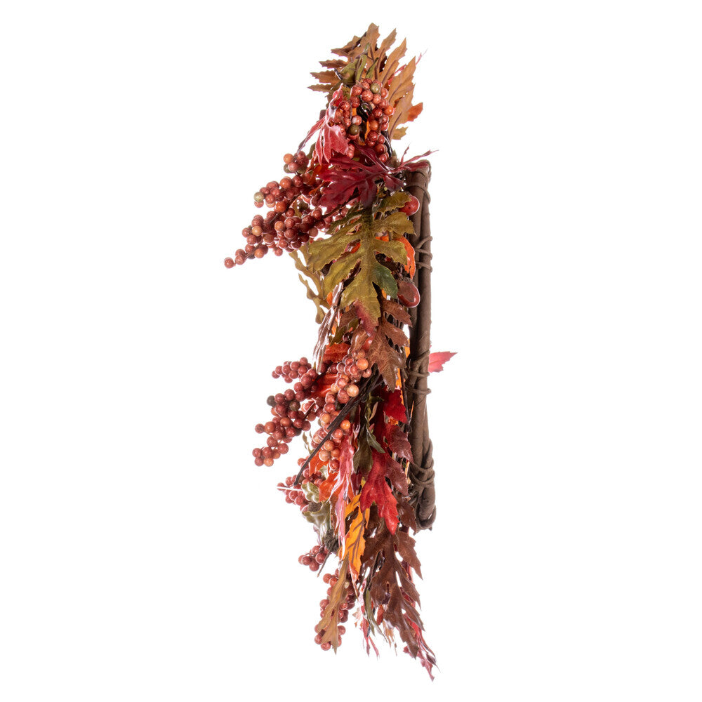 22 in --- Artificial Oak Leaf, Acorn, Berry Wreath by Vickerman®