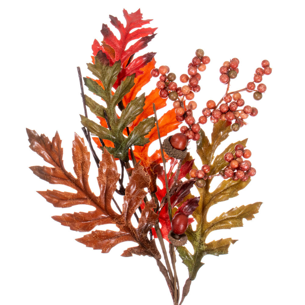 22 in --- Artificial Oak Leaf, Acorn, Berry Wreath by Vickerman®