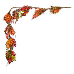 Load image into Gallery viewer, 5 Ft. --- Artificial Oak Leaf, Acorn, Berry Garland by Vickerman®
