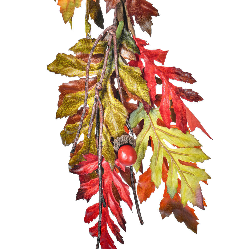 5 Ft. --- Artificial Oak Leaf, Acorn, Berry Garland by Vickerman®