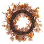 Load image into Gallery viewer, 22 in --- Fall Orange Leaf Wreath by Vickerman®
