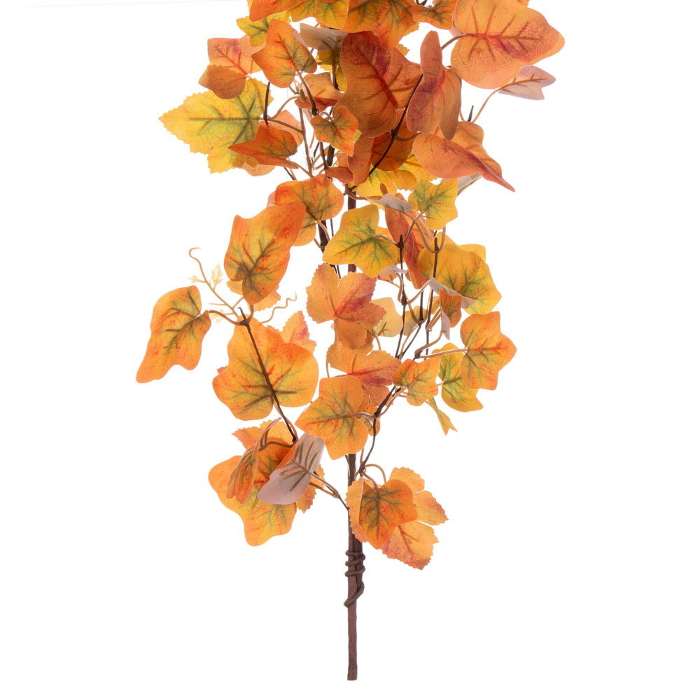 5 Ft. --- Fall Orange Leaf Garland by Vickerman®