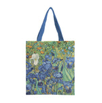 Load image into Gallery viewer, Fine Art Canvas Tote,     &quot;Irises&quot; by Vincent Van Gogh
