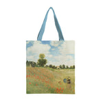 Load image into Gallery viewer, Fine Art Canvas Tote,     &quot;The Poppy Field near Argenteuil&quot; by Claude Monet
