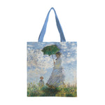 Load image into Gallery viewer, Fine Art Canvas Tote,     &quot;Woman with a Parasol&quot; by Claude Monet

