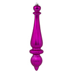 Load image into Gallery viewer, 14" -- Matte &amp; Shiny -- Finial Drop Ornaments --  Various Colors -- 2 Pack by Vickerman®
