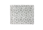 Load image into Gallery viewer, Giraffe Flannel Fleece Baby Blanket, 30 x 36 in, White &amp; Grey Color
