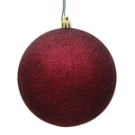 Load image into Gallery viewer, Burgundy --- Glitter Finish - Ball Ornament -- Various Sizes by Vickerman®
