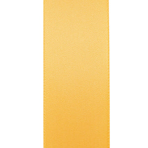 Double Face Satin Ribbon -- Gold Color --- Various Sizes