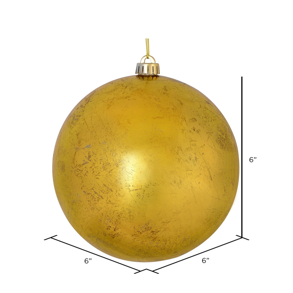 Gold --- Foil Finish Ball Ornament -- Various Sizes by Vickerman®