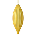 Load image into Gallery viewer, 8" -- Matte &amp; Shiny - Drilled Line Finial Christmas Ornaments — Various Colors -- 4 Pack by Vickerman®
