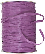 Load image into Gallery viewer, Premium - Matte Finish Raffia Ribbon --- 1/4in x 100 yards --- Grape Color
