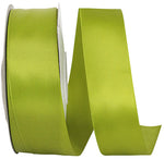Load image into Gallery viewer, Double Face Satin Ribbon -- Green Grass Color --- Various Sizes
