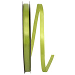 Load image into Gallery viewer, Double Face Satin Ribbon -- Green Grass Color --- Various Sizes
