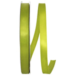 Load image into Gallery viewer, Double Face Satin Ribbon -- Green Grass Color --- Various Sizes
