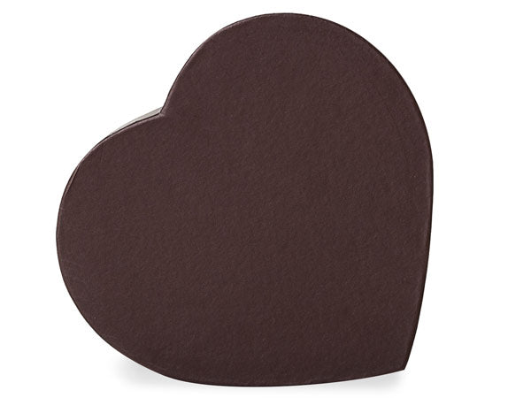 Heart Shape Box --- 3 pack --- Various Sizes --- Chocolate Brown Color