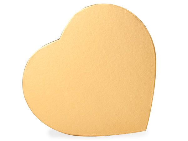 Heart Shape Box --- 3 pack --- Various Sizes --- Metallic Gold Color