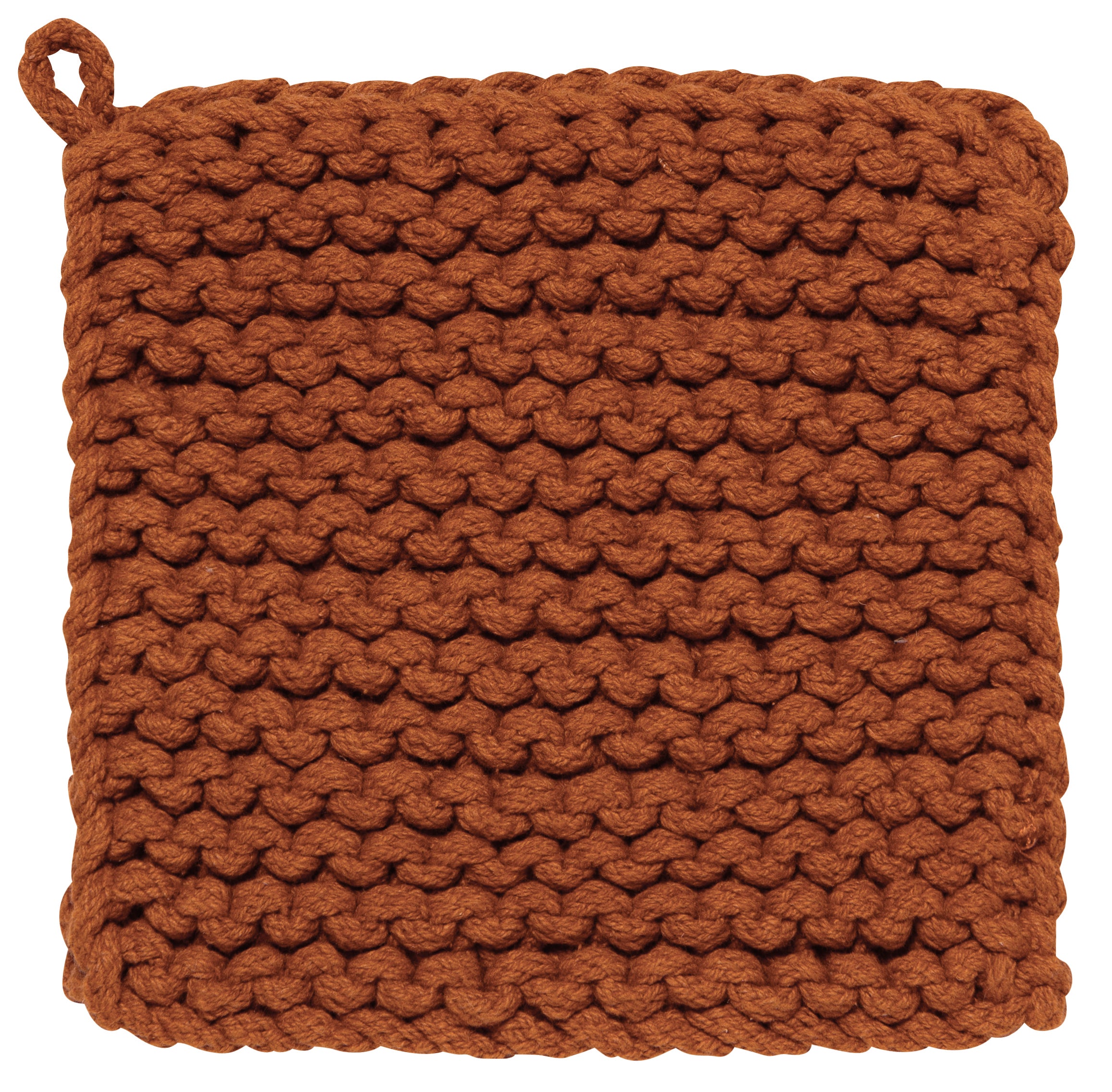 Cinnamon Stick Stonewash -- Knit Potholder / Trivet by Danica Heirloom®