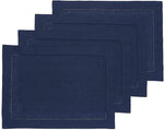 Load image into Gallery viewer, Hemstitched Table Linens (Navy Color)
