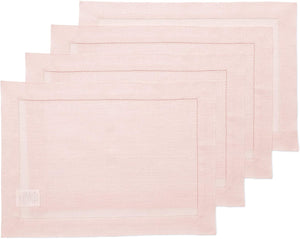 Hemstitched Table Linens (Light Pink Color)