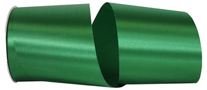 Florist Basics -- Acetate / Satin Supreme Cooler Ribbon -- Holiday Green Color --- Various Sizes