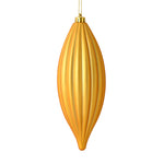 Load image into Gallery viewer, 8" -- Matte &amp; Shiny - Drilled Line Finial Christmas Ornaments — Various Colors -- 4 Pack by Vickerman®
