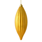 Load image into Gallery viewer, 8" -- Matte &amp; Shiny - Drilled Line Finial Christmas Ornaments — Various Colors -- 4 Pack by Vickerman®
