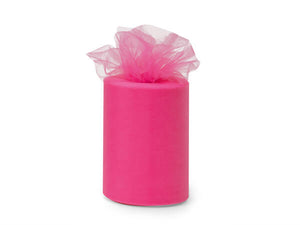 Premium Tulle Rolls - Various Sizes -- Hot Pink Color