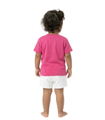 Load image into Gallery viewer, Baby Fine Jersey T-shirt - 100% Cotton - Hot Pink
