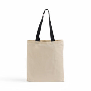Light Weight Cotton Impress Totes with Contrast-Color Handles, Various Colors