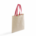 Load image into Gallery viewer, Light Weight Cotton Impress Totes with Contrast-Color Handles, Various Colors
