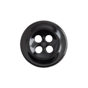 Industrial Strength Shirt Buttons -- Size: 20L / 12.5mm -- Black Color