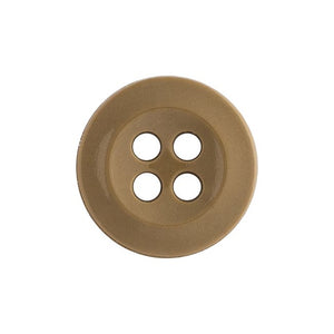 Industrial Strength Shirt Buttons -- Size: 20L / 12.5mm -- Dark Tan Color