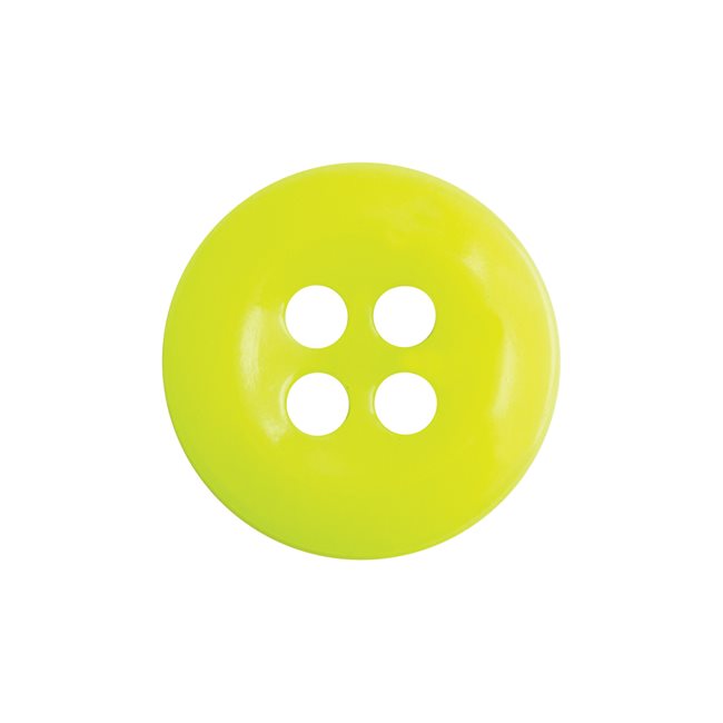 Industrial Strength Shirt Buttons -- Size: 20L / 12.5mm -- Neon Yellow ...