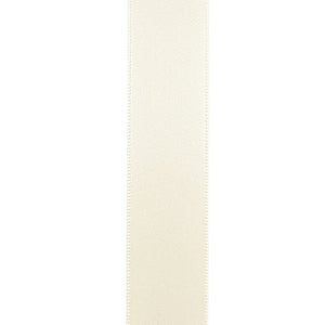 Double Face Satin Ribbon -- Ivory Color --- Various Sizes