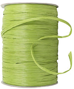 Load image into Gallery viewer, Premium - Matte Finish Raffia Ribbon --- 1/4in x 100 yards --- Jungle Green Color
