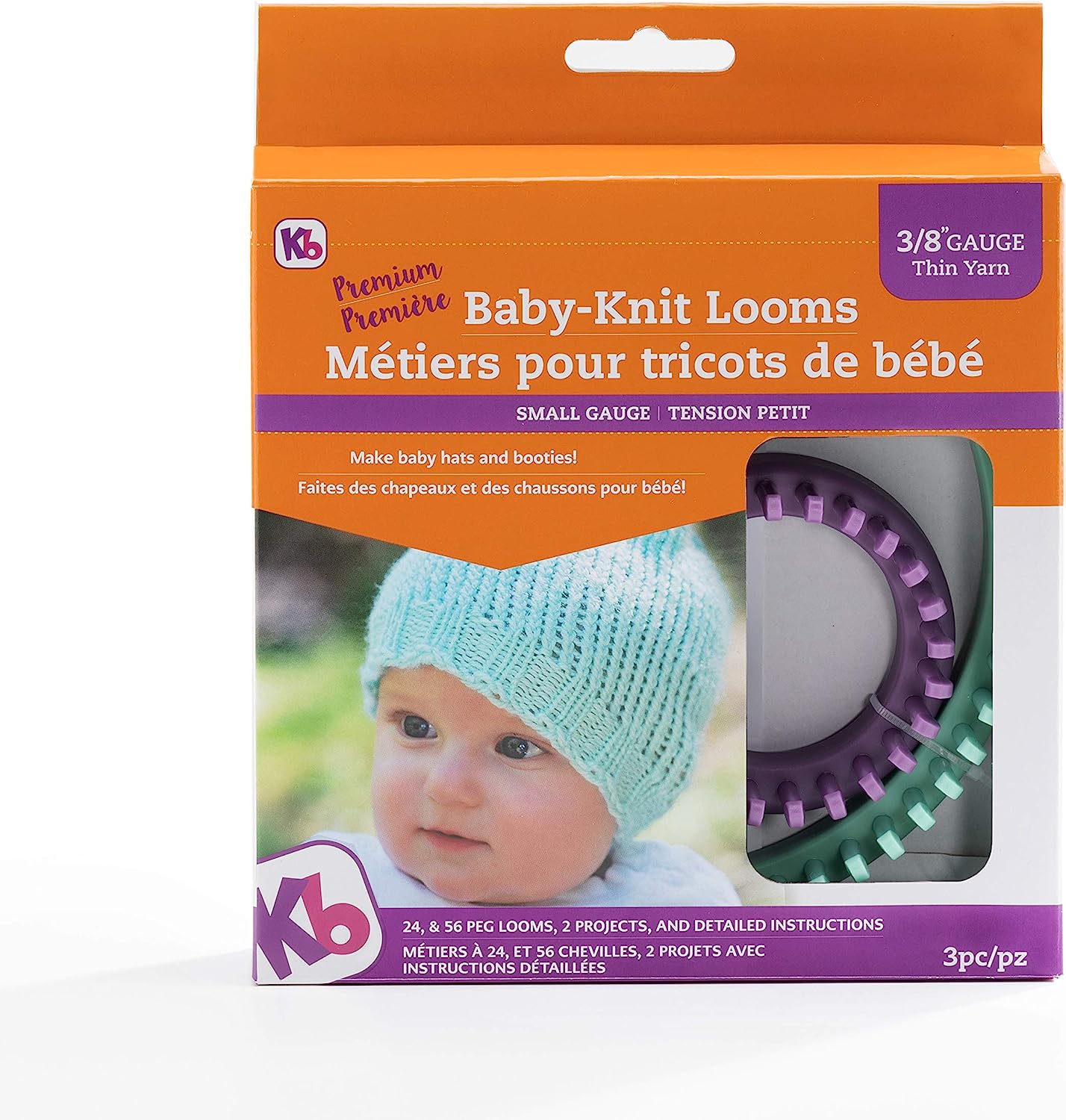 Baby Knit Looms by Authentic Knitting Board®