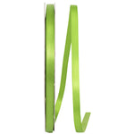 Load image into Gallery viewer, Double Face Satin Ribbon -- Kiwi Color --- Various Sizes
