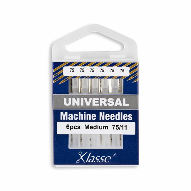 Universal Home Sewing Machine Needles — 6 Pack — Various Sizes by KLASSÉ®